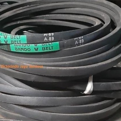 Trnasx- Vanbelt / Fanbelt V Belt Green Seal Bando A 89 Atau A89 Atau A-89