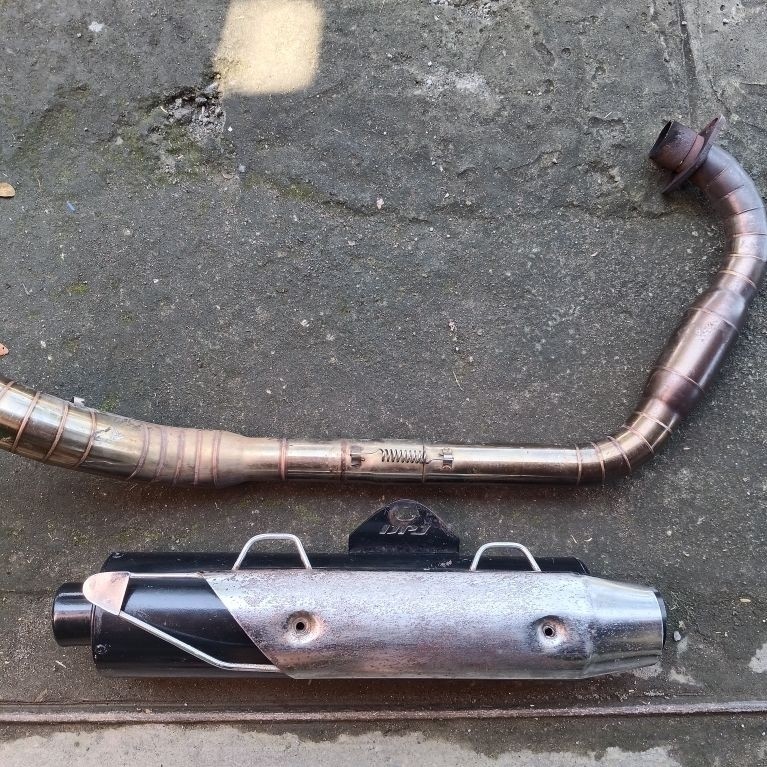KNALPOT SCORPIO DPJ BEDEL HULEM PNP TIGER BEKAS PAKAI INLET 55