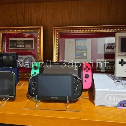Gavamanis - Display Stand untuk Handheld Gameboy Nintendo PS etc Akrilik Aksesoris -n0