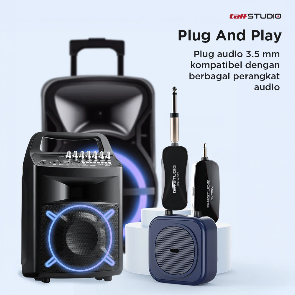 Wireless Microphone UHF Call Center with Transmitter - HX-W002