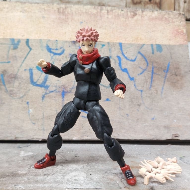 Shf Yuji itadori custom action figure # ryomen sukuna jujitsu kaisen jjk anime toji fushiguro Gundam