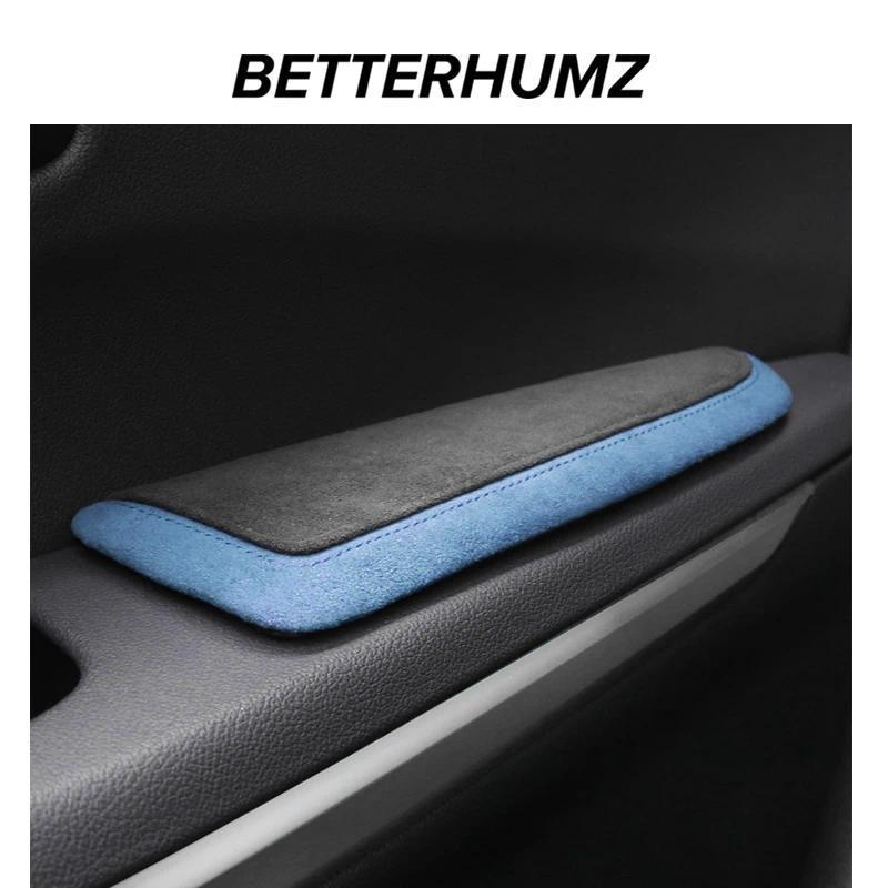 Alcantara For BMW E46 E90 E60 F10 F30 F20 E39 E36 E87 G30 E92 G20 X1 Car Door Armrest Pad Elbow Rest
