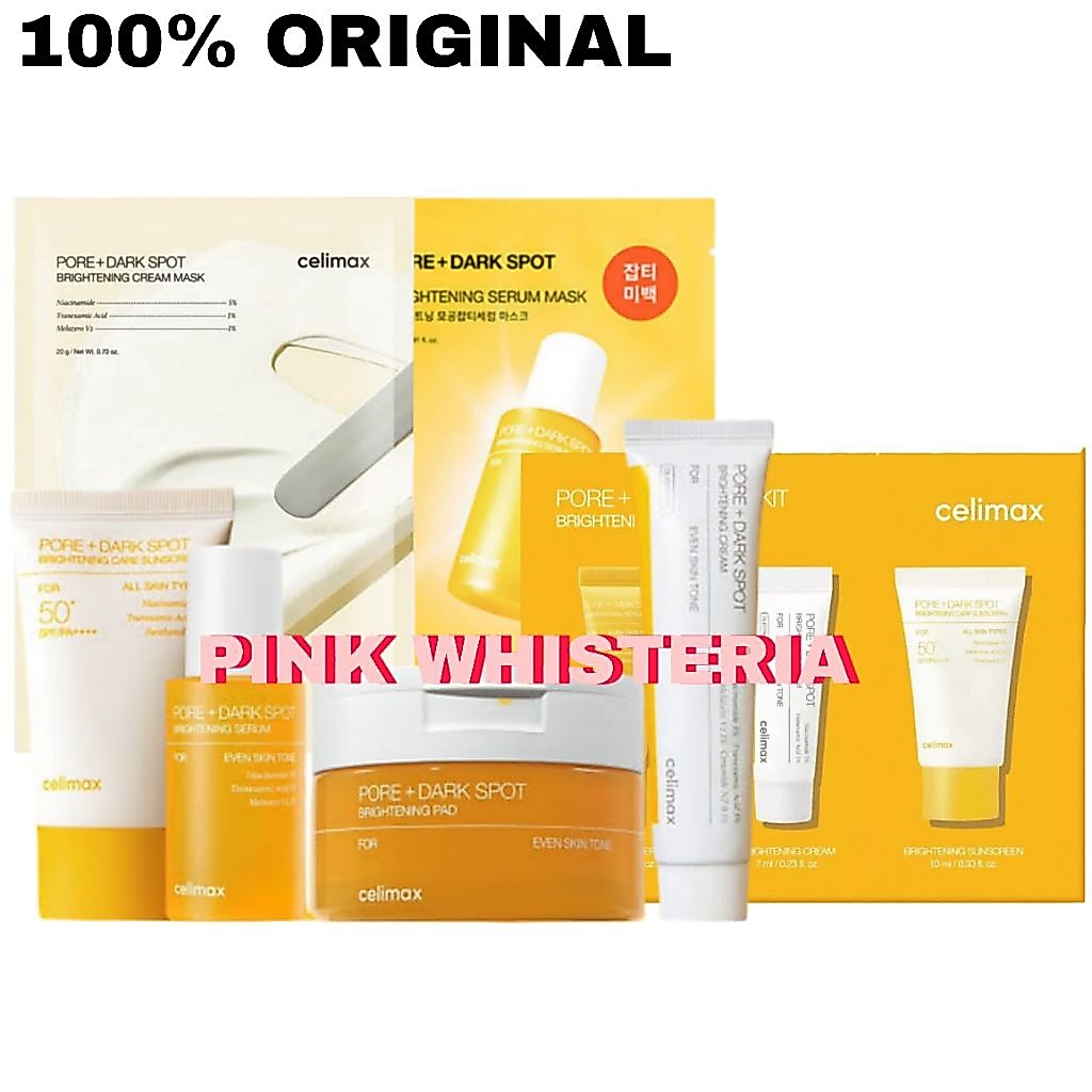 [ORIGINAL] CELIMAX Pore + Dark Spot Brightening Care Cream / Serum Ampoule / Mask / Pad Pads / Sunsc