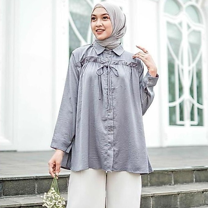 TIFANY BLOUSE by Denosa Fashion