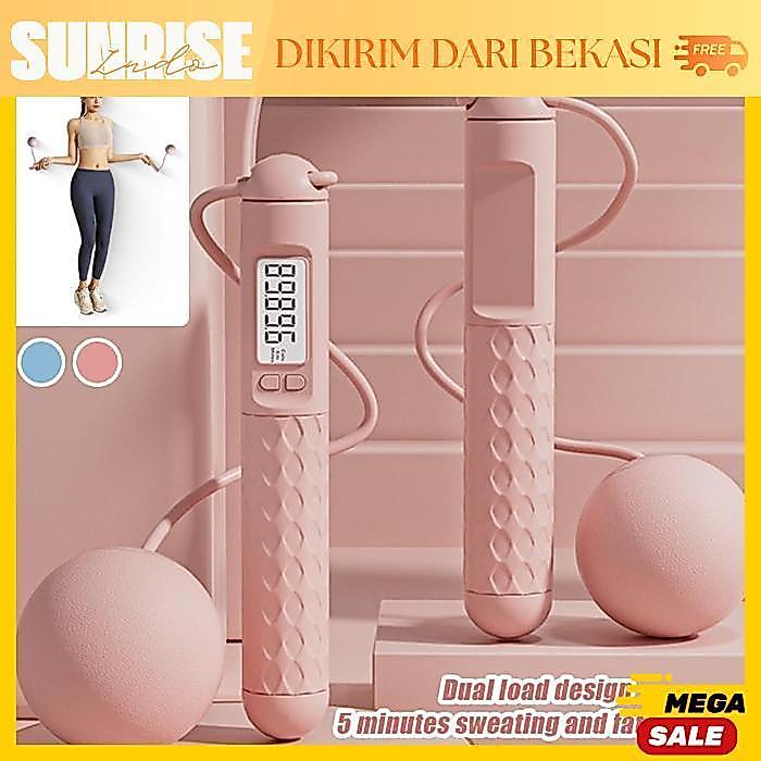 Tali Skipping Tanpa Kabel Olahraga Lompat Tali Bola Skipping Rope / Jump Rope Skiping Workout Alat O
