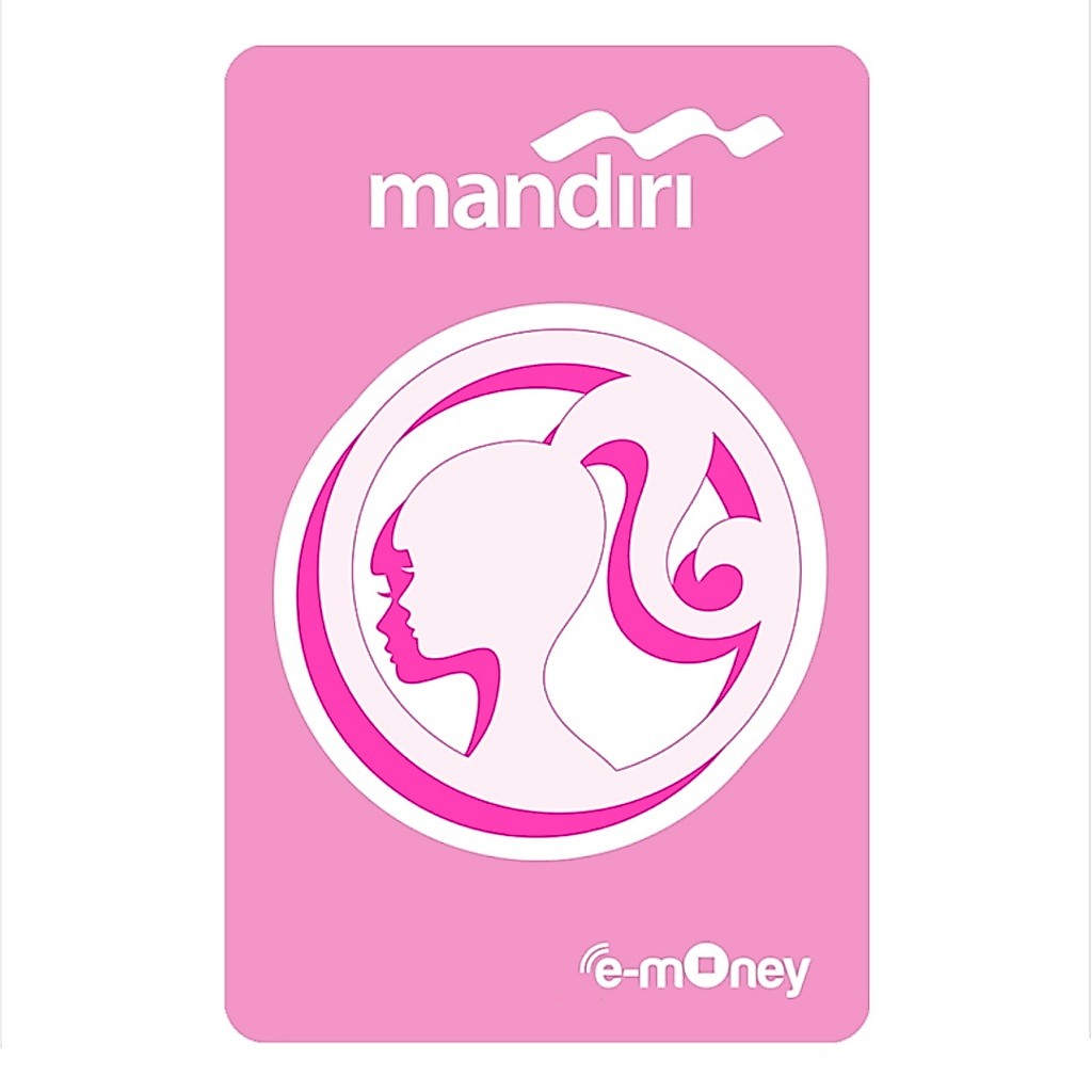 Mandiri e-Money Logo Barbie