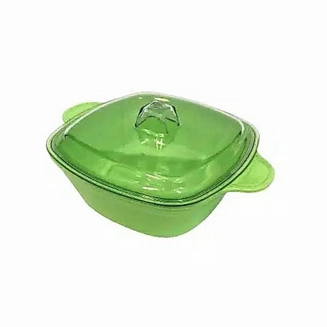 Basi Casserole Mangkok Sayur Kecil Tutup Mika Akrilik Melamin Awet Kuat Anti Pecah Tahan Panas Premi