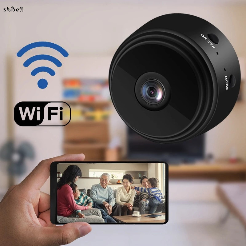 A9 Mini CCTV aman HD kamera cctv murah sambung ke hp selamat cameras WiFi nirkabel BT wireless-BELL