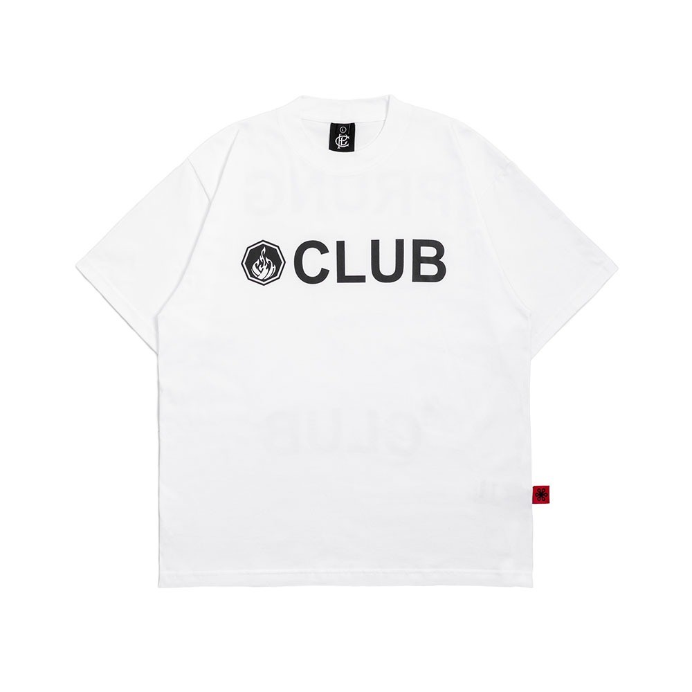 Ready Stock - Lads & Club x Prung Terrace Wear - PLC White Tees