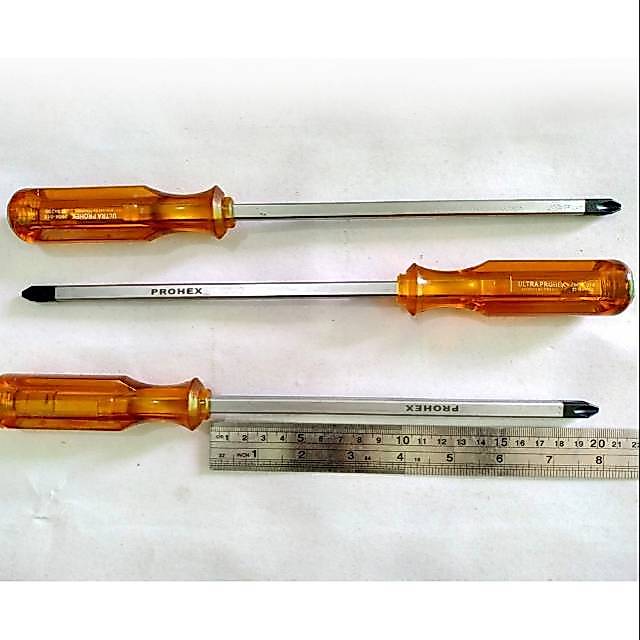 Obeng ketok transparan 8" Plus Prohex
