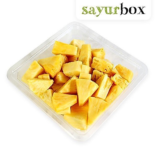 Ijo-Ijo Kitchen Buah Nanas Potong 300 gram Sayurbox