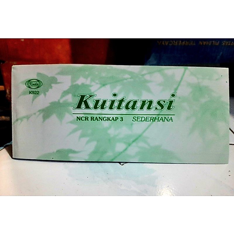 Kwitansi / Kuitansi Rangkap 3 Ply NCR Sederhana Kuda