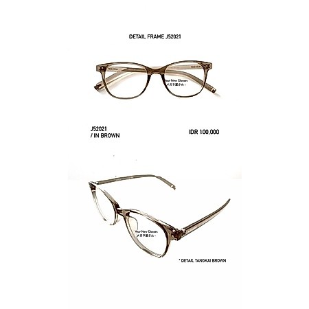 Frame kotak unisex cewe cowo J52021 / Frame kotak / Frame korea / Frame cowok