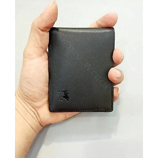 Dompet Lipat Kecil Slim Mini Kulit Asli Pria
