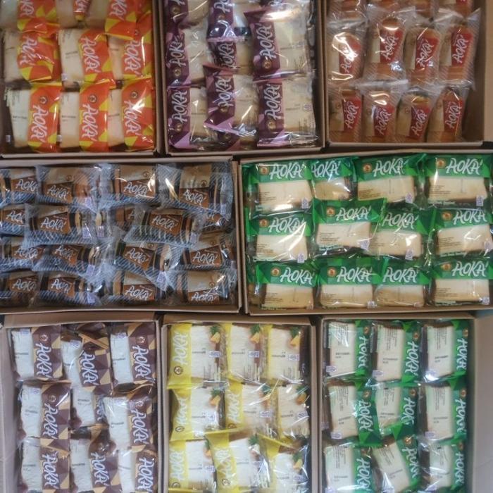 ROTI AOKA 1 Karton Roti Aoka 1 Dus 60pcs Varian lengkap - Mix Sandwich