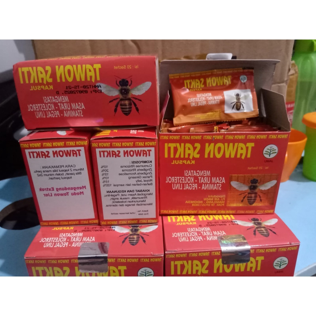 OBAT PEGAL kapsul jamu tawonSAKTI isi 20SHT