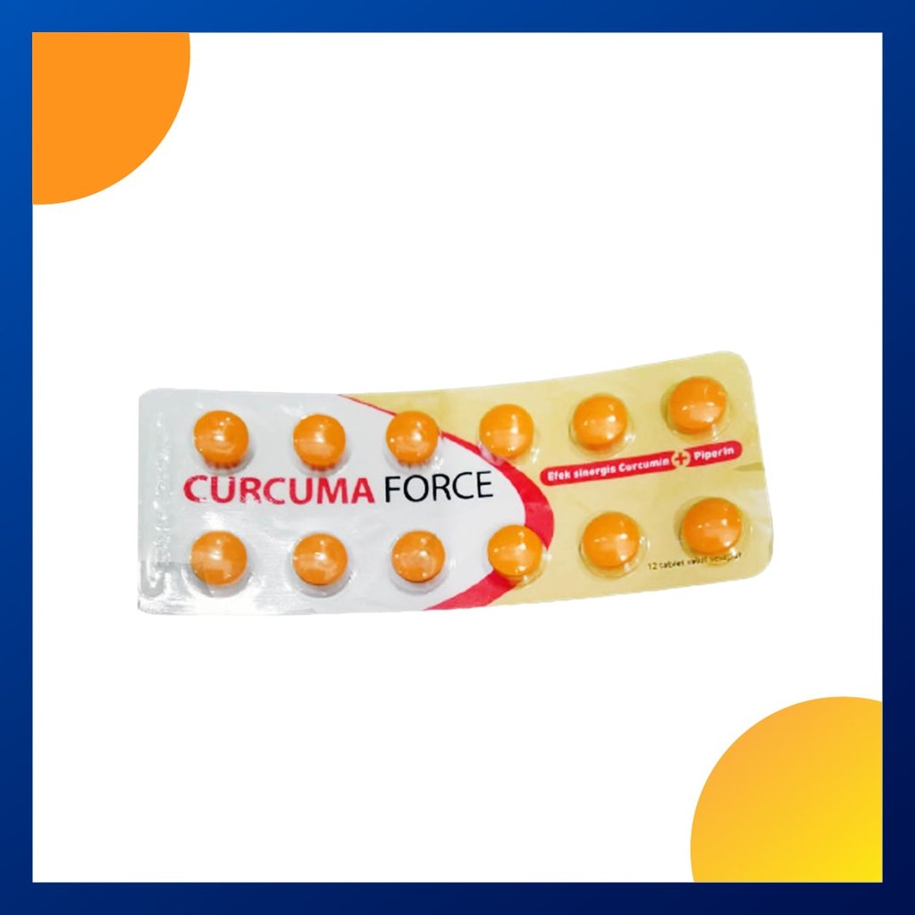 Curcuma Force Strip 12 Kapsul