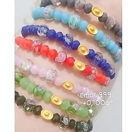 charm yenpao/uang tell emas 24k/999