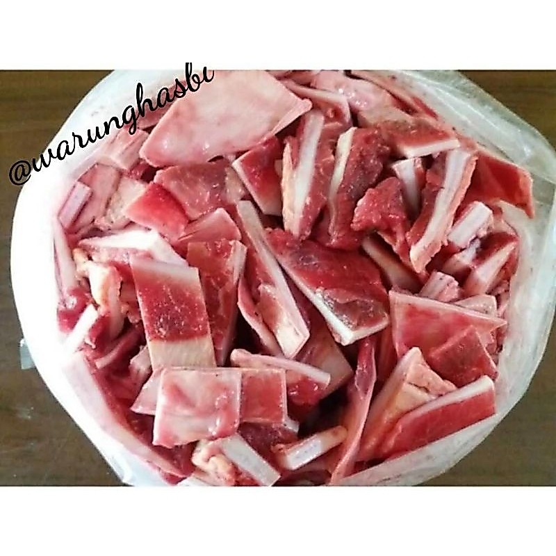 1 kg tulang sapi muda/ tulang rangu