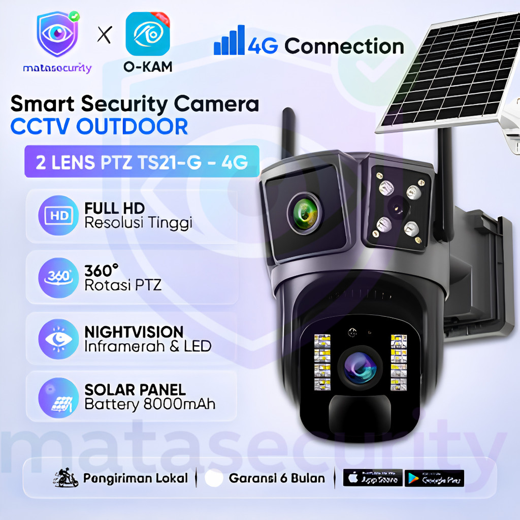 Kamera Cctv 4G Tenaga Surya Cctv Camera 4G Wifi 3MP