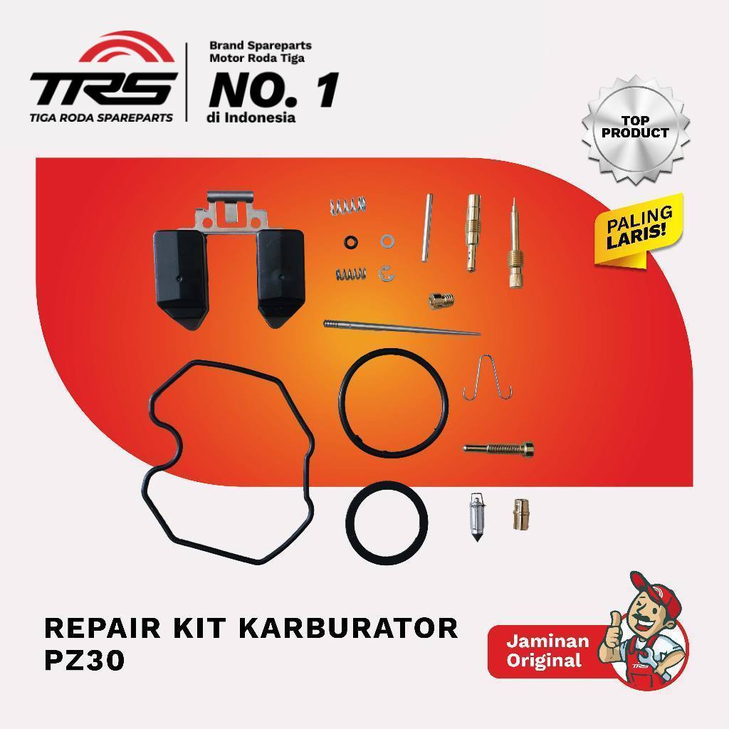 TRS Repair Kit Karburator PZ30 Pz30 PZ 30 Pz 30 Motor Roda Tiga Viar Karya 150cc 200cc 300cc Tossa S