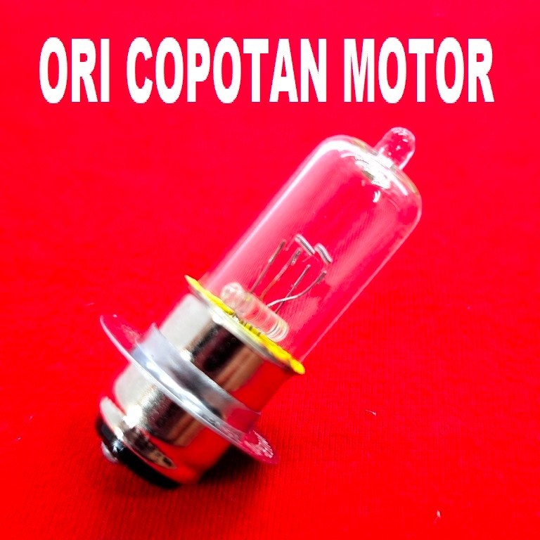 EDIT 3 (35G) BOHLAM HALOGEN 6V 25W 25 watt 6 volt h6 copotan reflektor motor bolam lampu utama unive