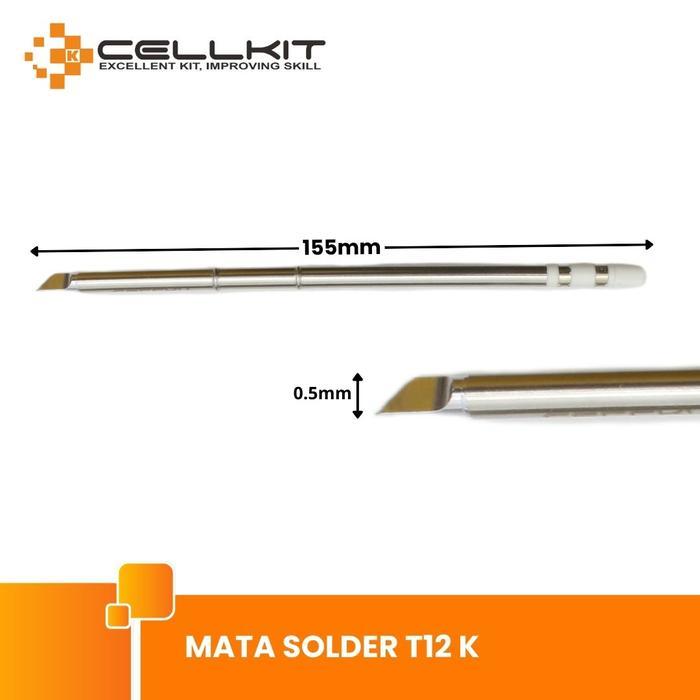 Promo Murah CELLKIT Mata Solder T12 ILS Lancip, JL02 Bengkok, K Pisau, KS Pisau Kecil Seri T12D T12x