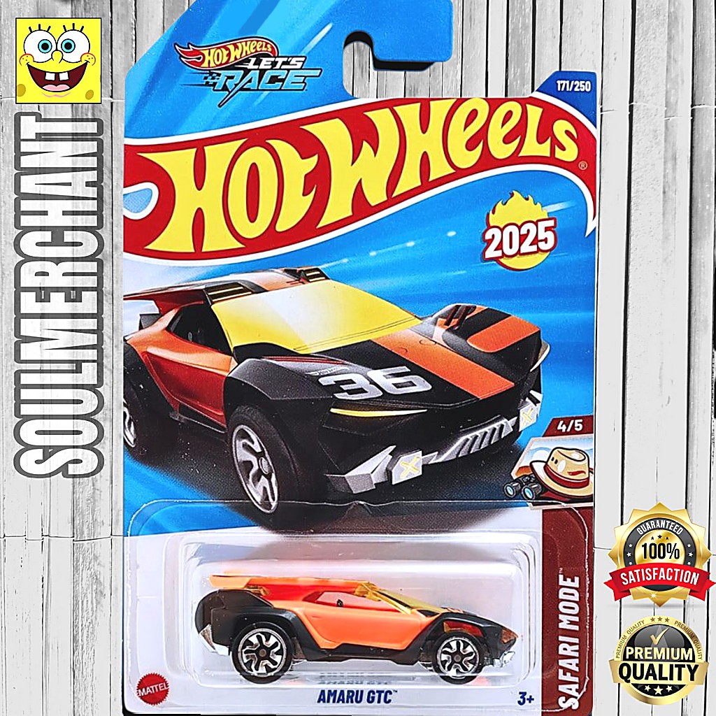 Hot Wheels Amaru GTC Orange DIecast Mobil Offroad Futuristik