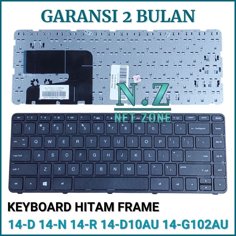 Keyboard HP Pavilion 14D10 14-n011TX 14-n270TX 14-n225TX Frame -NZONE