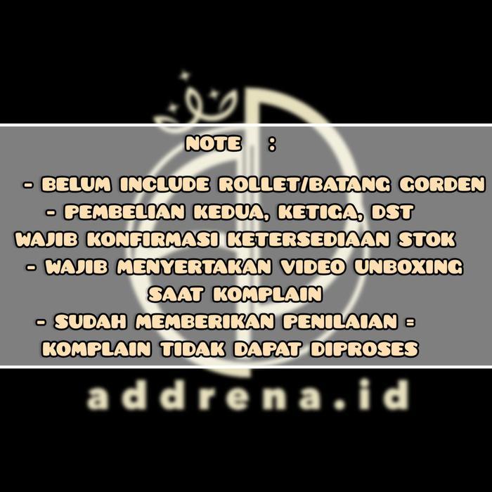 PR0M0 GORDEN PINTU SMORKING UKURAN POLOS 2,5METER DAN TINGGI 3 METER G00D QUALITY