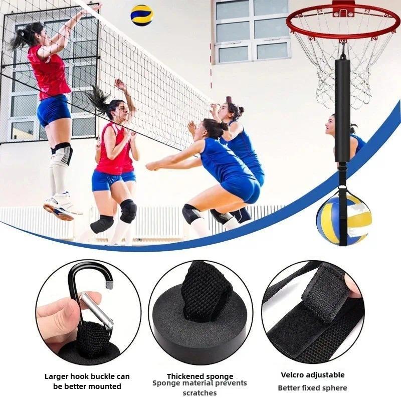 .Practice Volleyball Spike Training Accessories Adjustable Trainer Volleyball Assist System Outdoor 