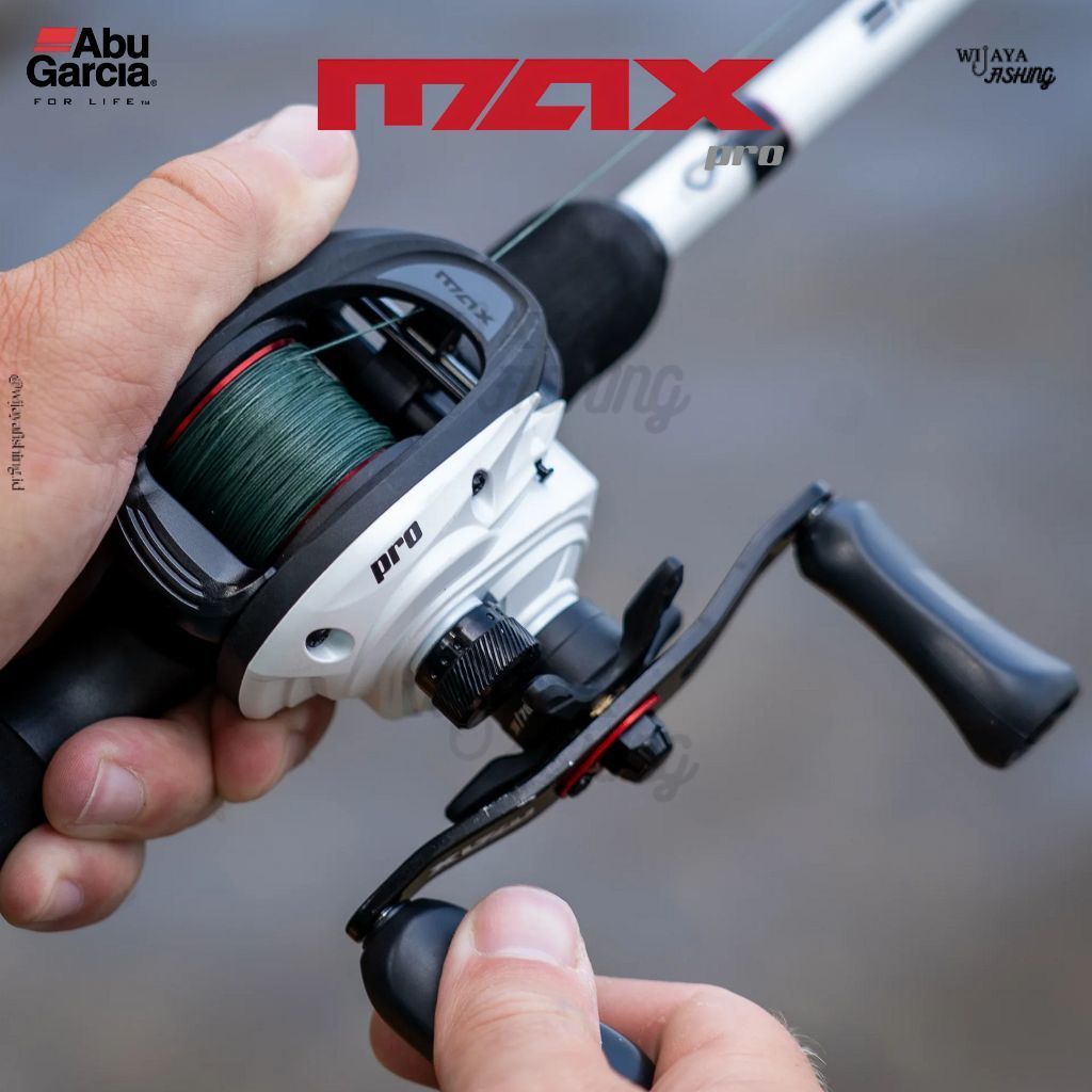WF Reel Pancing ABU GARCIA MAX 5PRO LP-L Baitcasting Mancing Casting BC Low Profile Left Handle Kiri