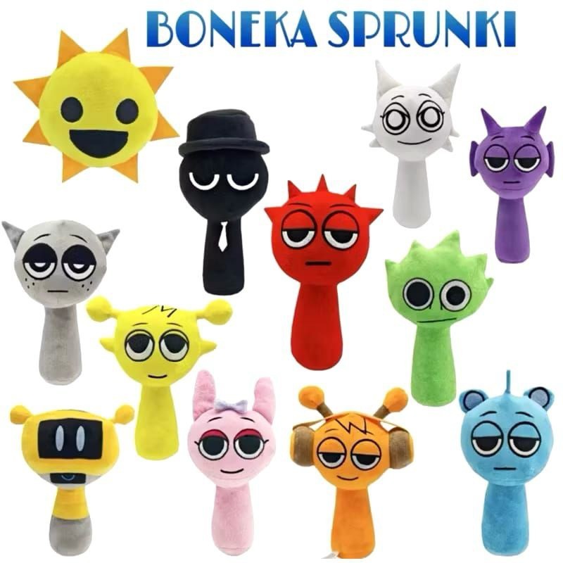 BONEKA SPRUNKI / BONEKA GAME SPRUNKI 40CM LUCU IMUT HOROR
