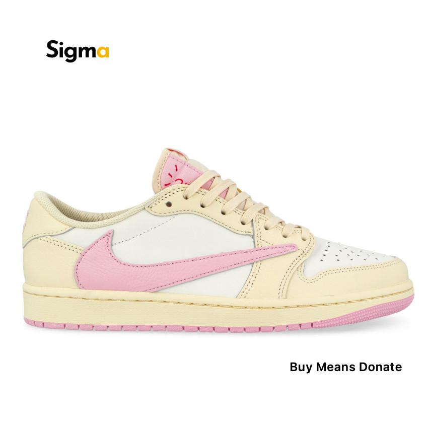 Sneakers Nike Air Jordan 1 Low OG Travis Scott Shy Pink