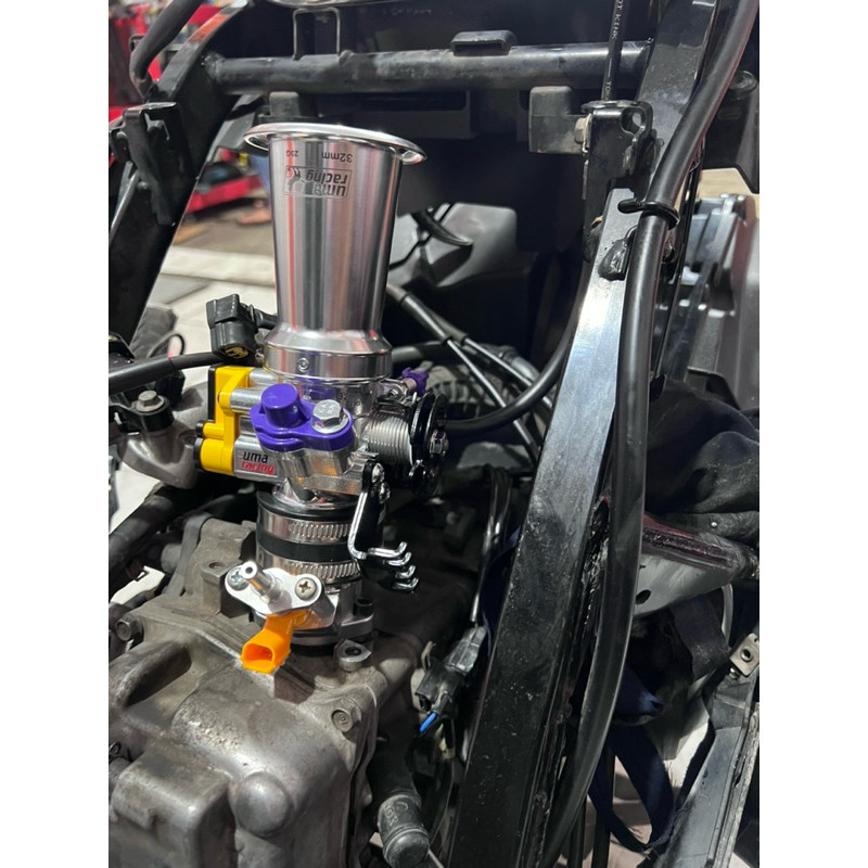 Throttle Body Downdraft Kit Uma Racing TB RACING Honda Vario 125 Vario 150 Downdraft TB Downdraft Va