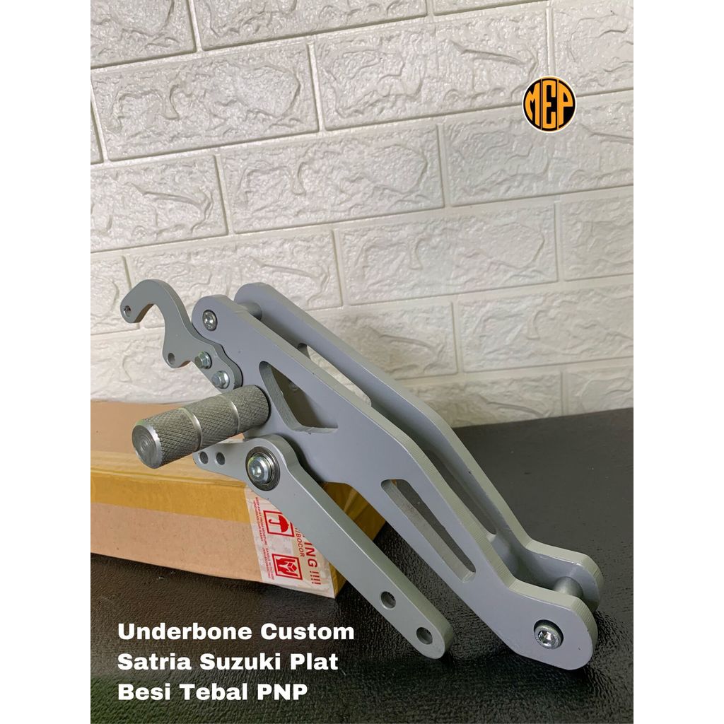 Underbone New Satria fu 150 Roadrace Custom Plat Besi Tebal CNC Ub Costum Satria Fu FI Karbu Step Ub