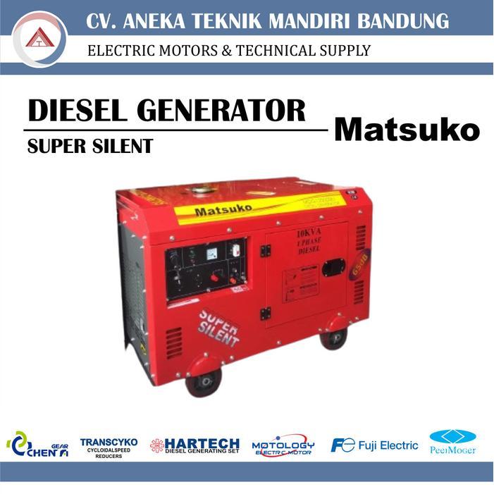 MATSUKO GENERATOR SET DIESEL / MATSUKO GENSET DIESEL / GENSET MATSUKO / GENSET SOLAR / GENSET 10 KVA