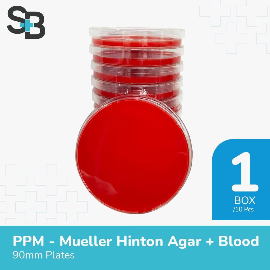 Prepared Plate Media (Mueller Hinton Agar + Darah)