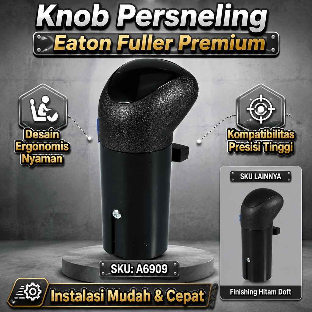 Knob Shift Gear Truk Berat Cocok Eaton Fuller Kepala Gigi High Low Aksesoris Tuas Persneling Mudah D