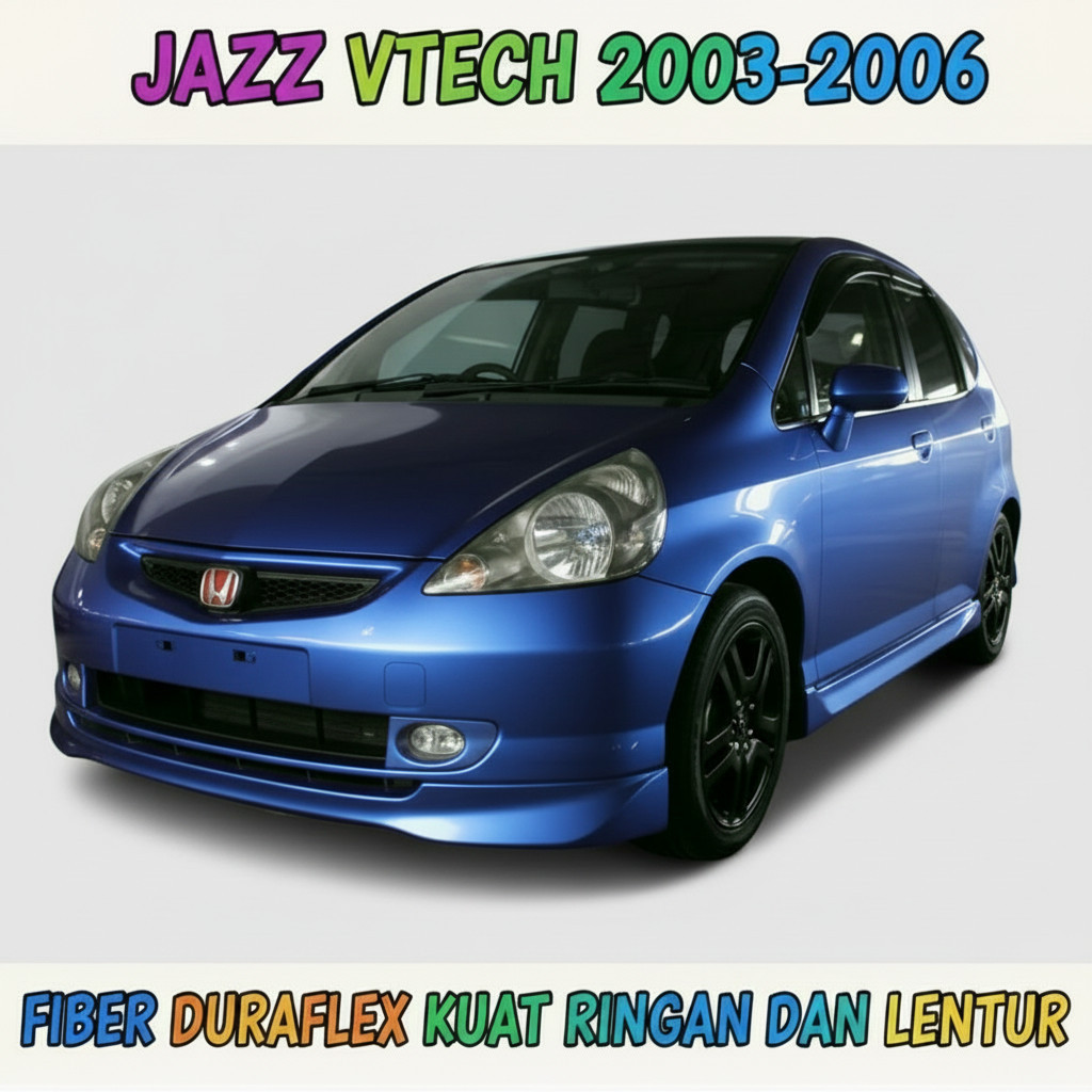 BODY KIT BODYKIT HONDA JAZZ GD3 2004 2005 2006 VTECH bodikit jazz body kit jazz