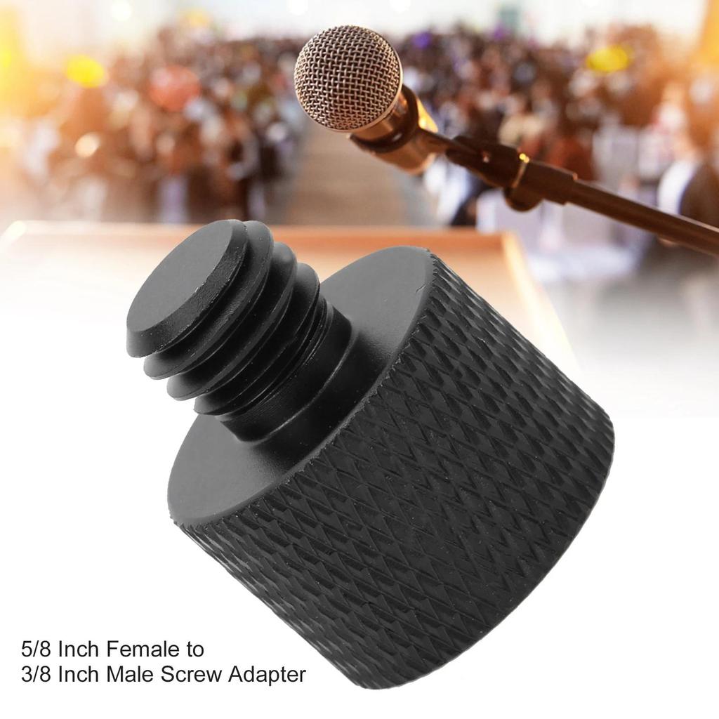 Mic Stand Adapter 3/8 to 5/8 Mic Stand Adapter 5/8 In Female to 3/8 In Male Screw Thread Adapter for