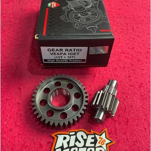 Gear Ratio Moto 1 Vespa Iget 15 36