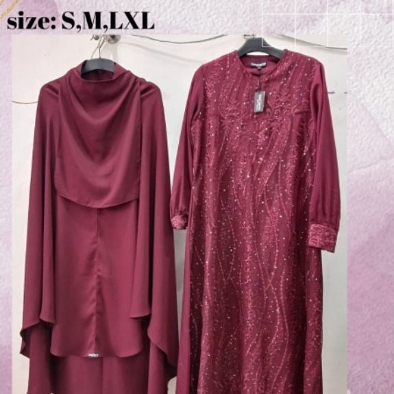Gamis "MARYAM BRUKAT"  By Ummu Maryam