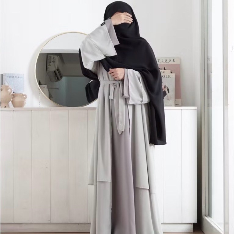 preloved  Himosly Jasmeen Outer Abaya Ceruty