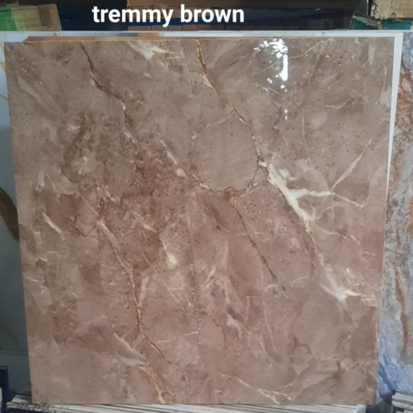 infiniti Granite Tremmy brown glosy 60x60