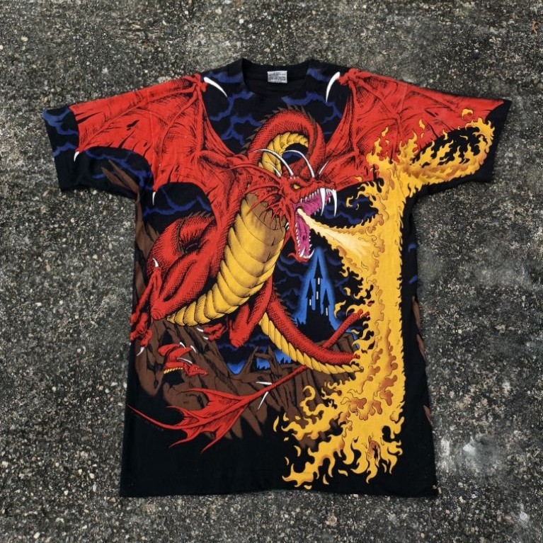 KAOS VINTAGE DRAGON DUEL LIQUID BLUE 1994
