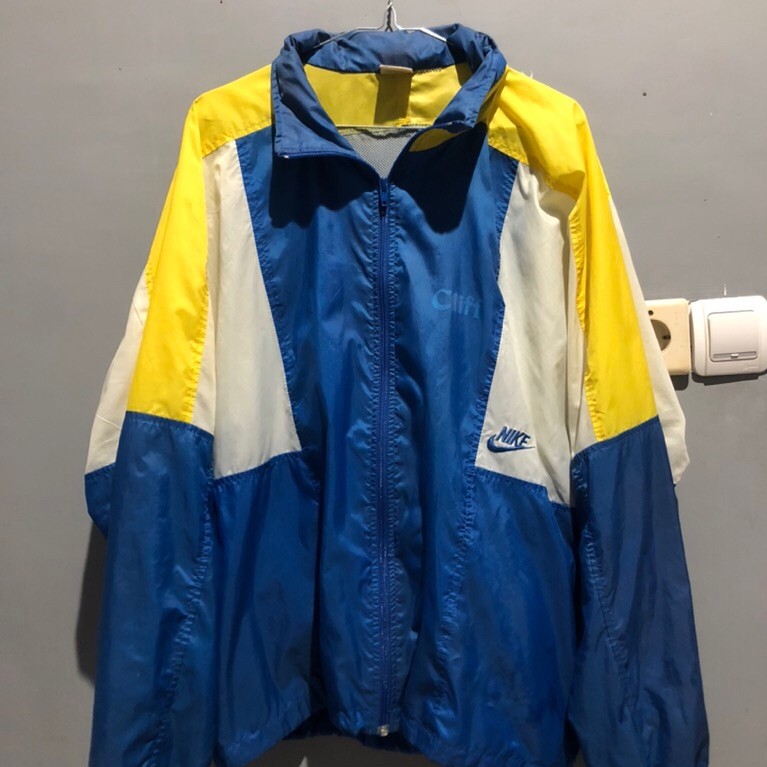jacket nike windbreaker colorblock nike vintage