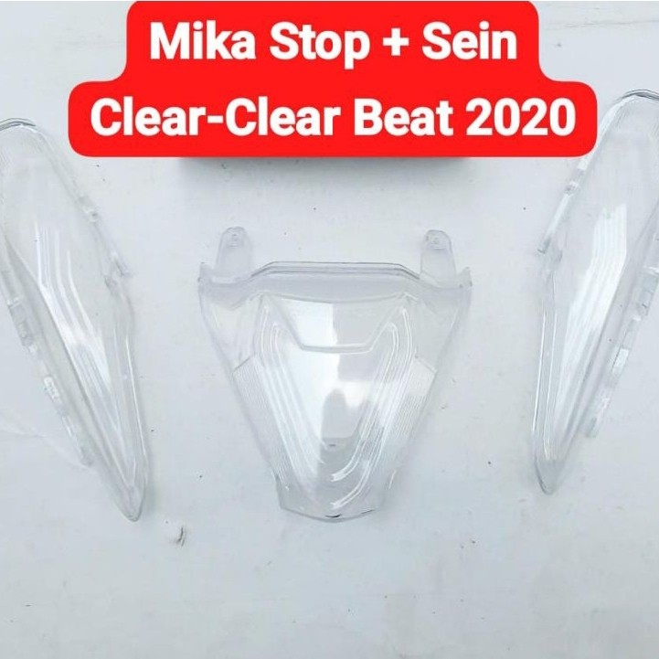 Mika Lampu Stop Rem Belakang + Mika Lampu Sein Belakang Beat 2020
