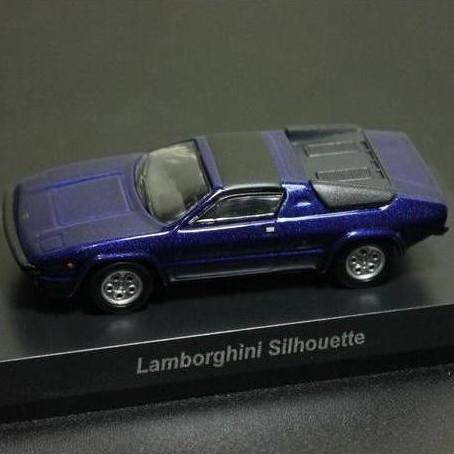 Kyosho 1/64 Lamborghini Silhouette Biru Loose
