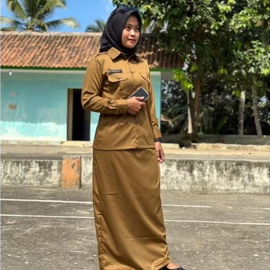 setelan khaki pemda pns bahan katun toyobo fodu premium